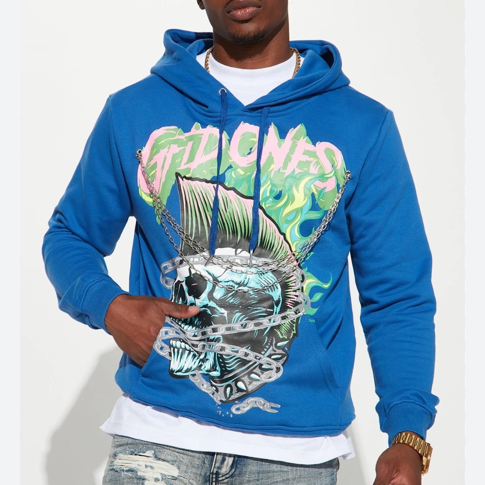 Fashion Nova Breaking Chains Hoodie Size Large